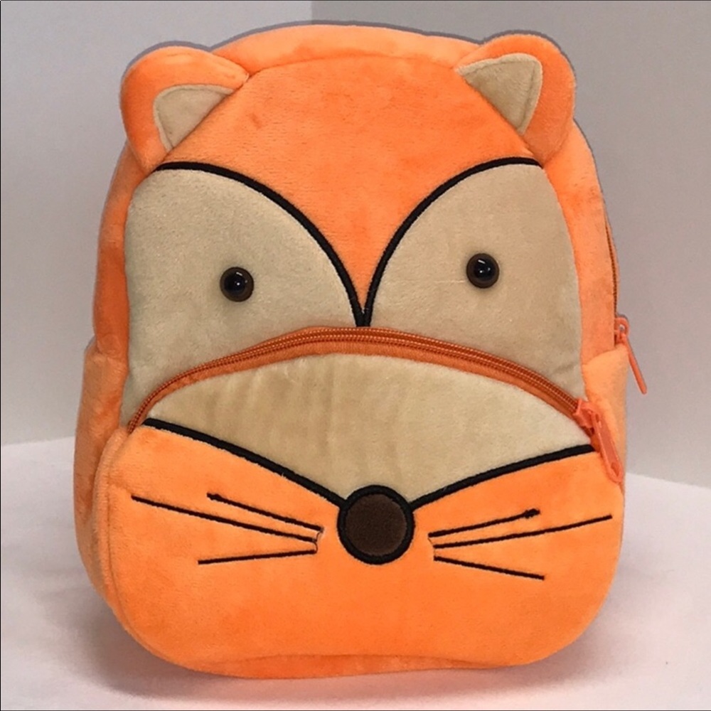 Plush Toddler/Preschool Fox Backpack - Picture 2 of 7